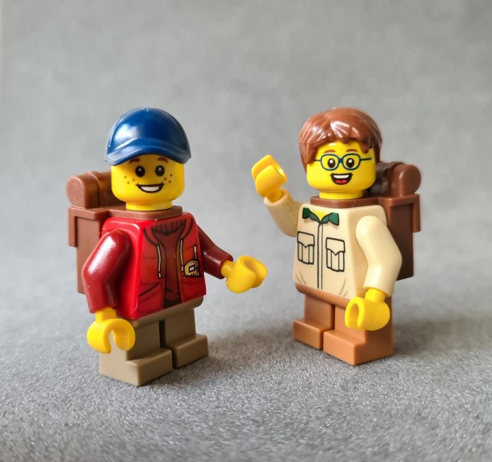 Lego Creator Boy Camper (2016) with Boy Camper (2018)