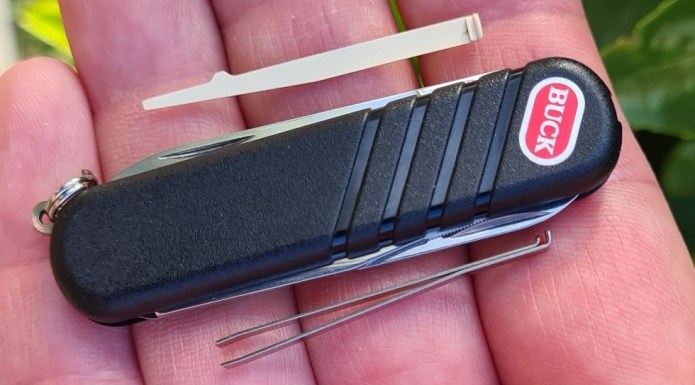 Toothpick and tweezers