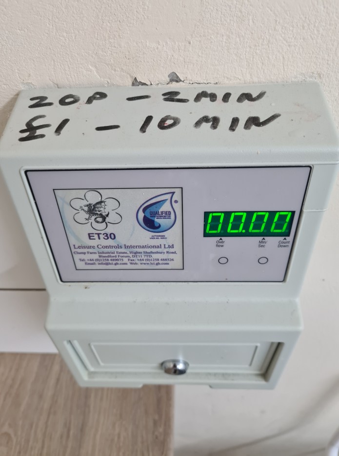 Yet another metered shower