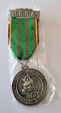 Fiftieth anniversary MESA medal, awarded in 2016