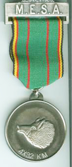 A M.E.S.A. medal with simpler inscription- 4x32KM. Image: www.semon.fr