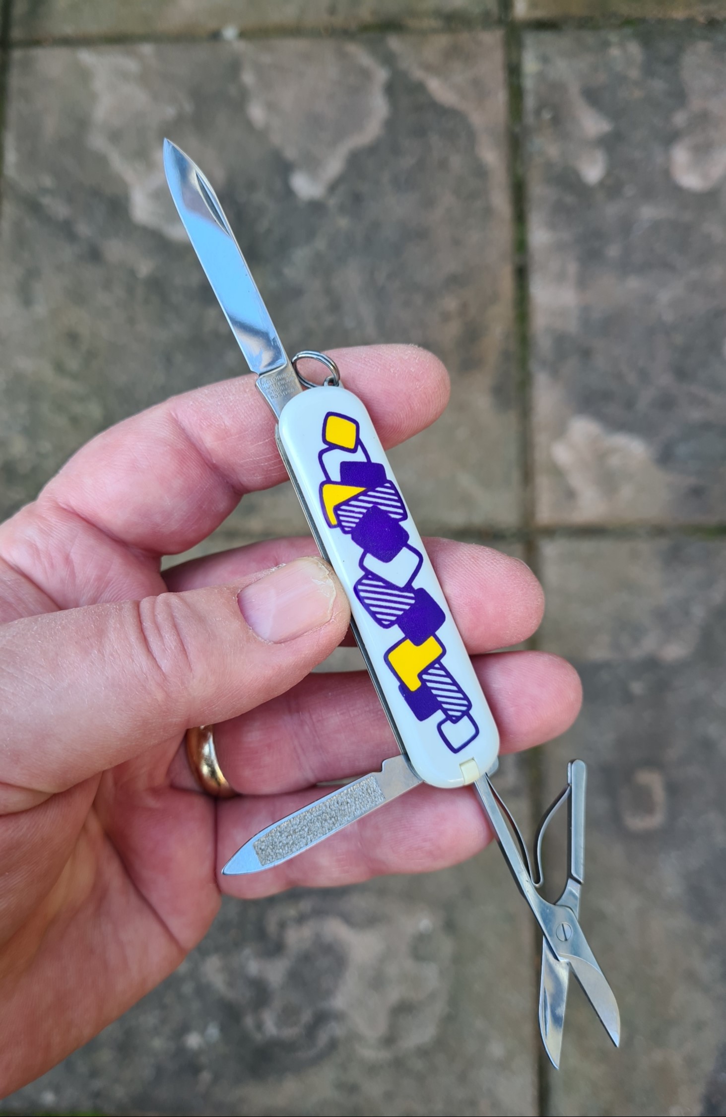 Victorinox 74mm Ambassador. My example is from the first Ambassador collection released