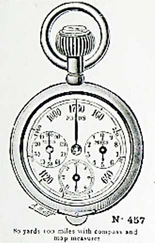 Imperial version of the combination measure as shown in 1907 Henri Chatelain catalogue, listed as model 457