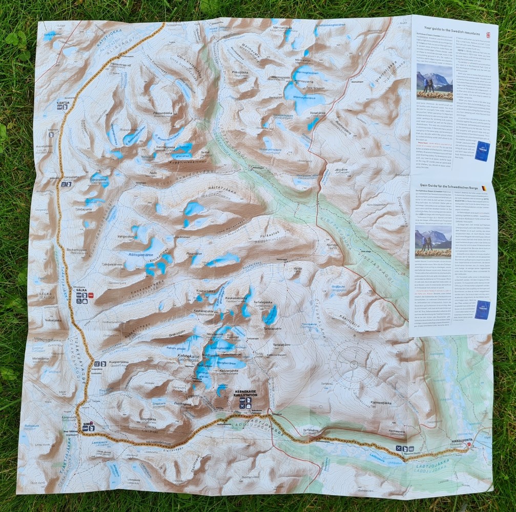 Fjallraven Classic map, side one