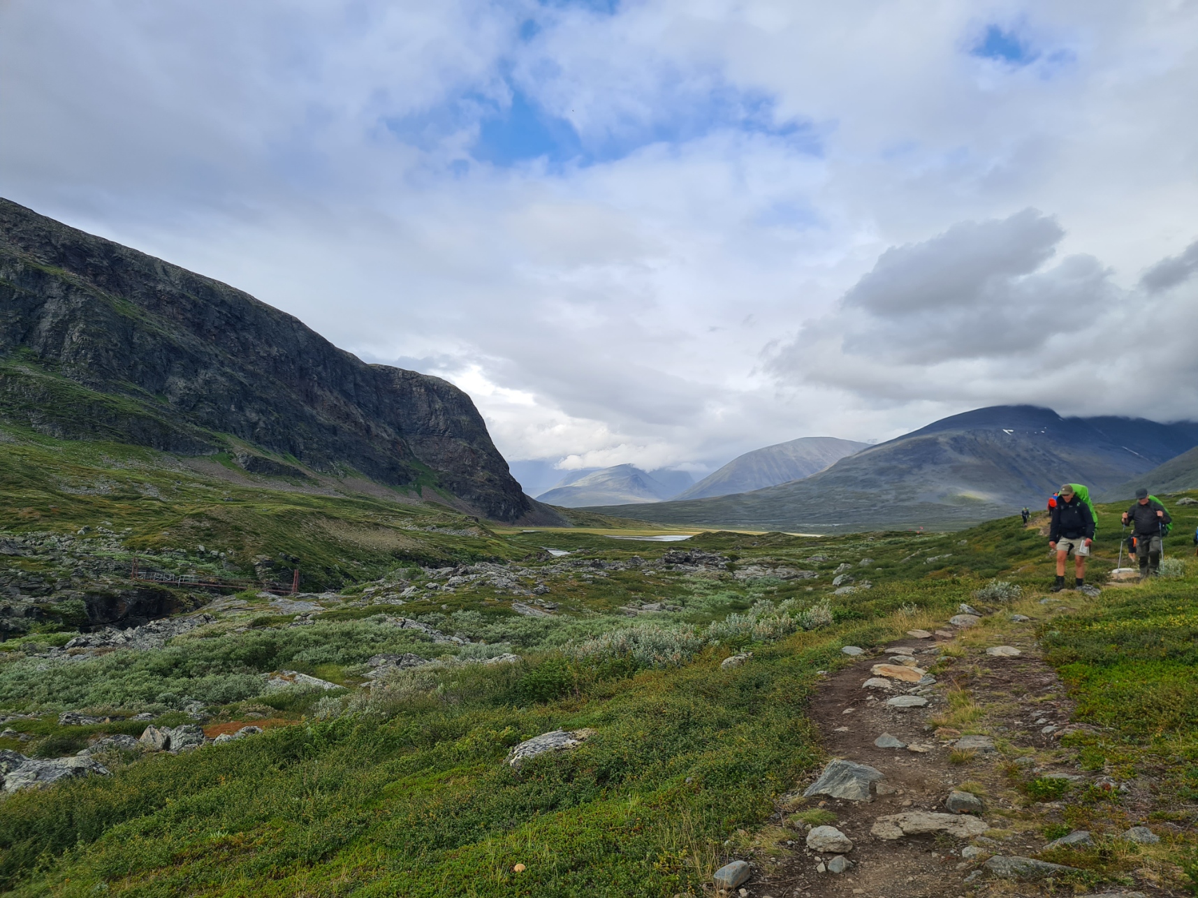 Kungsleden Trail between Singi and Sälka