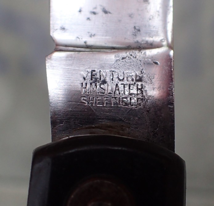Maker's name on tang- VENTURE H.M.SLATER SHEFFIELD