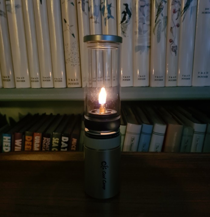 Cool Camp gas-powered candle lantern