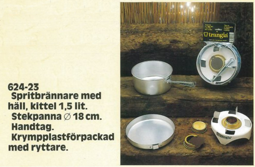 The 1987 catalogue had 624-23 listed for the first time as a complete home cook set