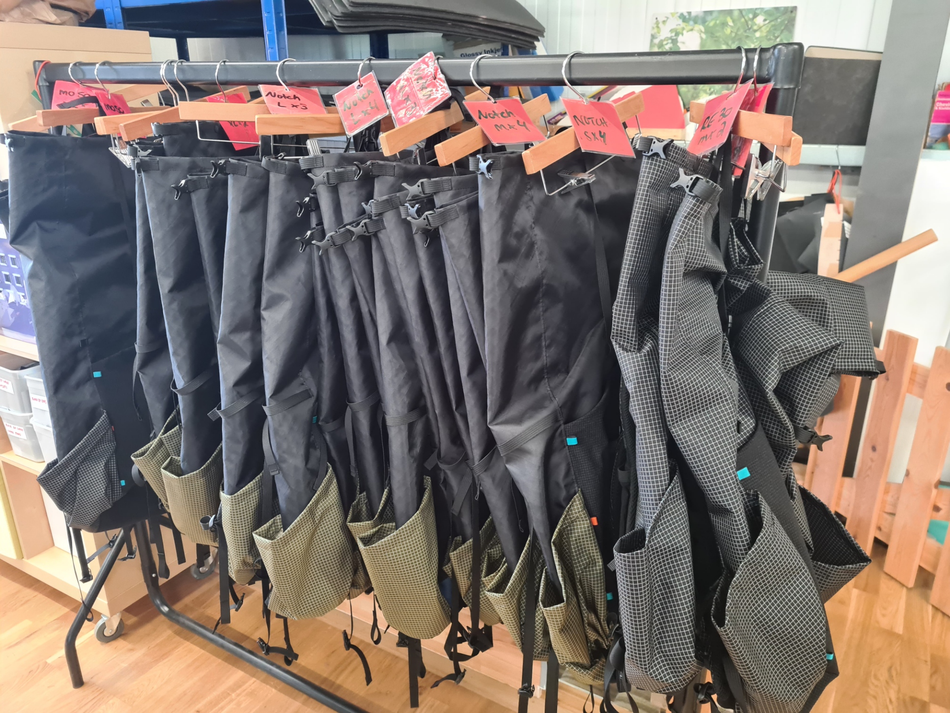 Packs- ready for fitting