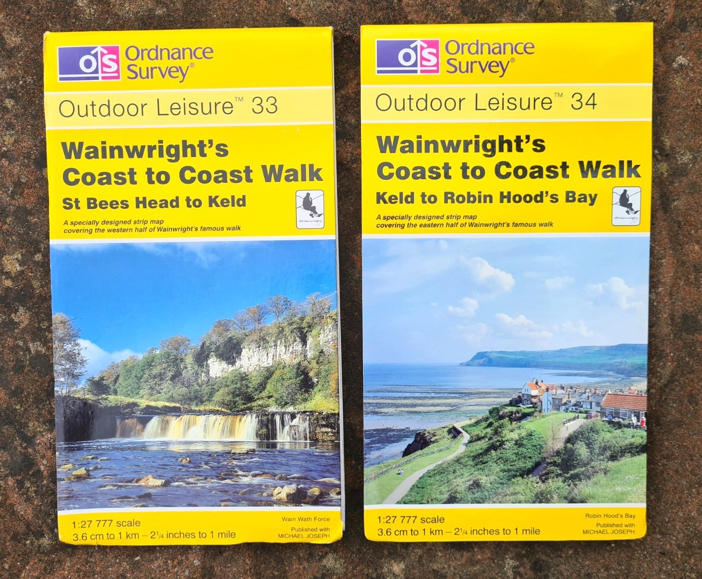 1999 editions of O.S. Outdoor Leisure sheets 33 and 34