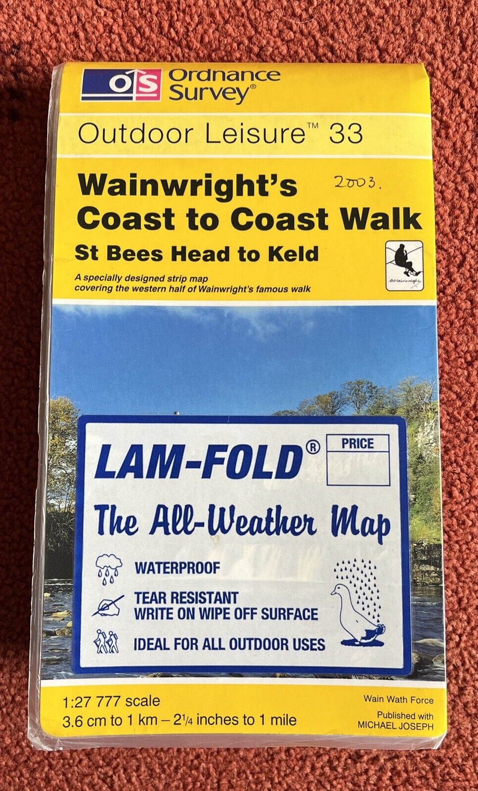 Waterproof laminated O.S. Image: eBay