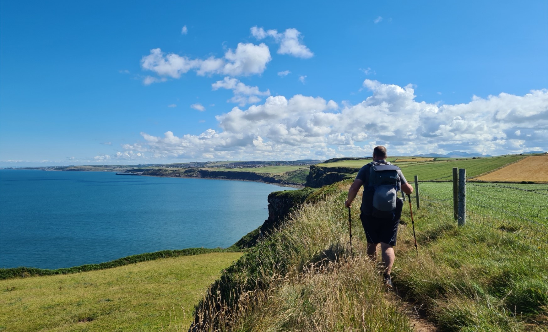 Dropping down to Saltom Bay, where the Coast to Coast strikes inland