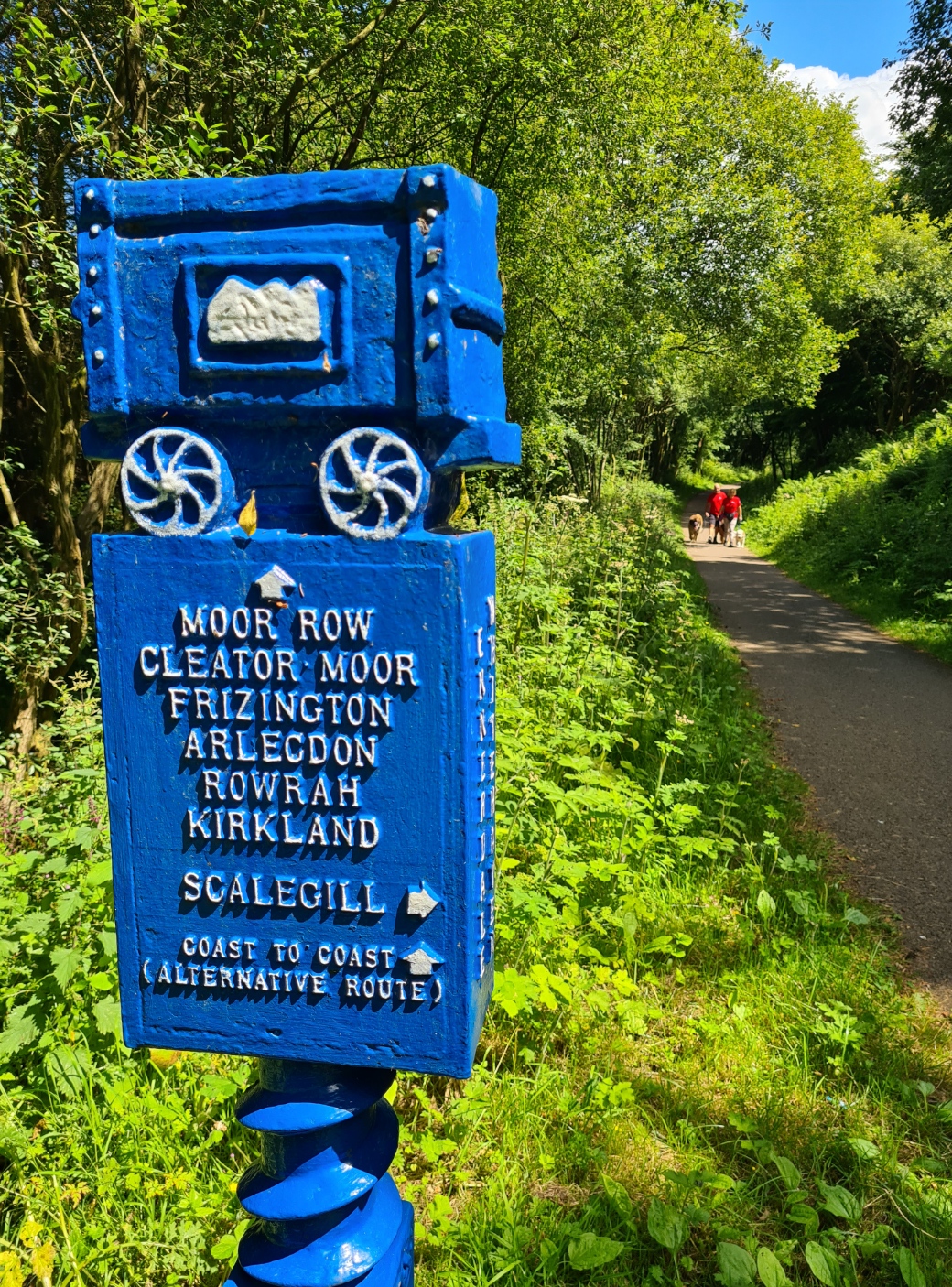 Disused railway at Moor Row