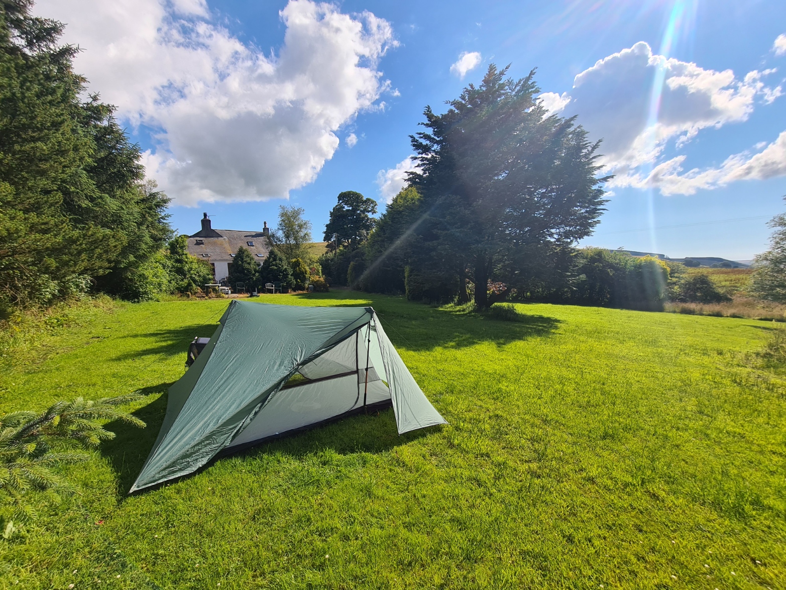Pitched up at Bradley's Riding Centre, Low Cock How