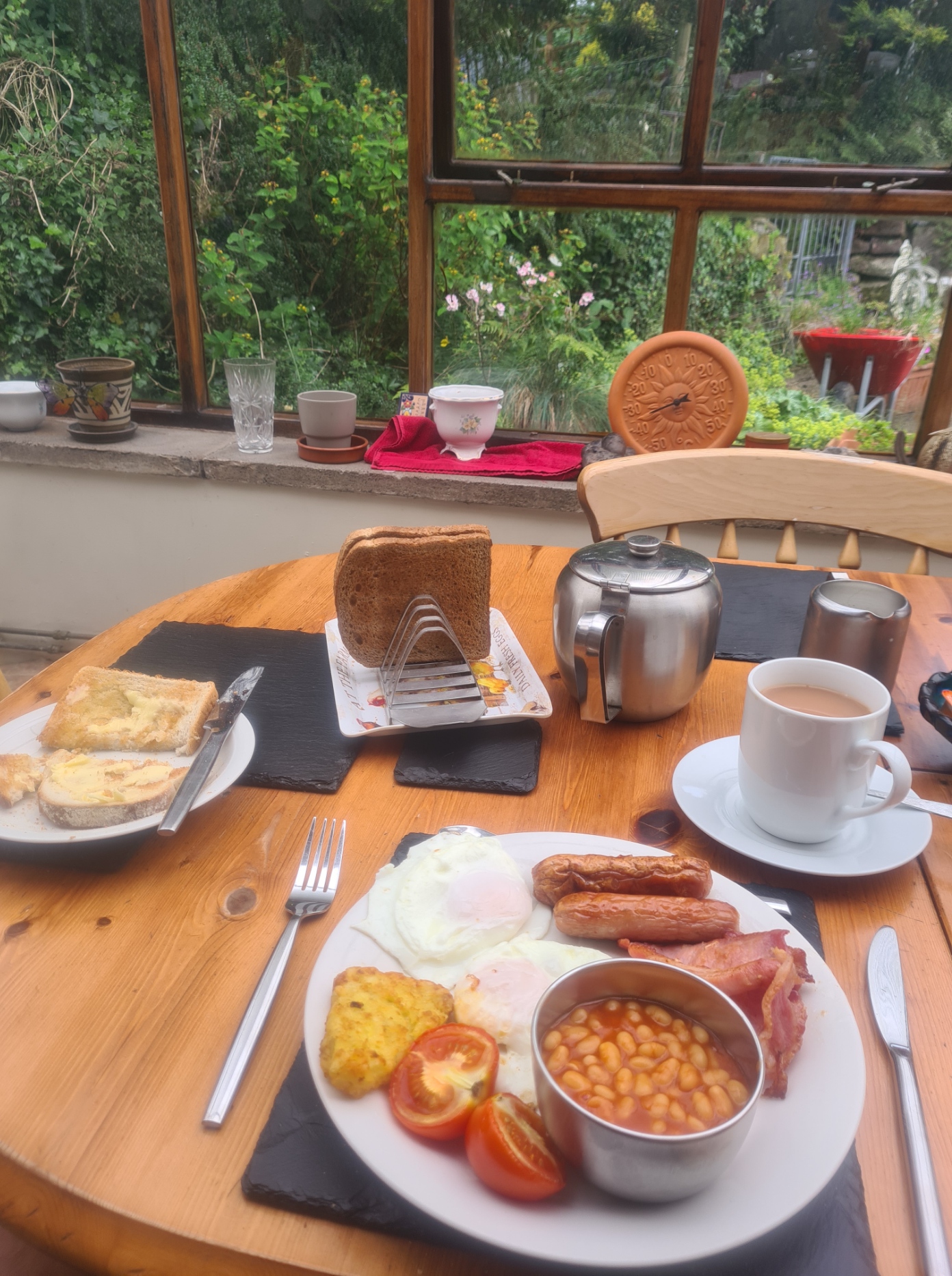 Food for the inner man at Low Cock How Farm