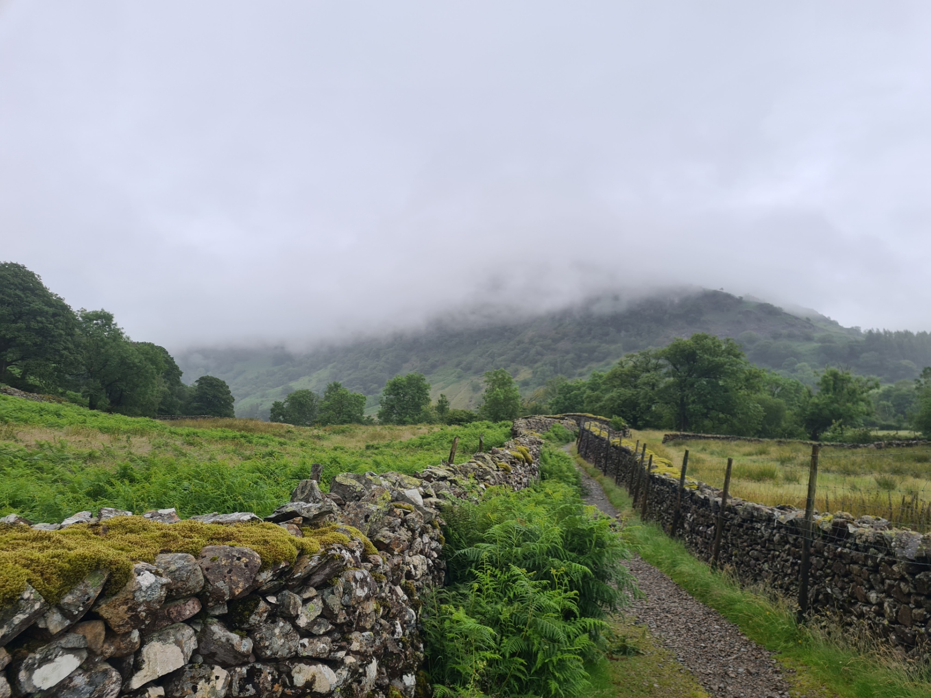 The route out of Stonethwaite
