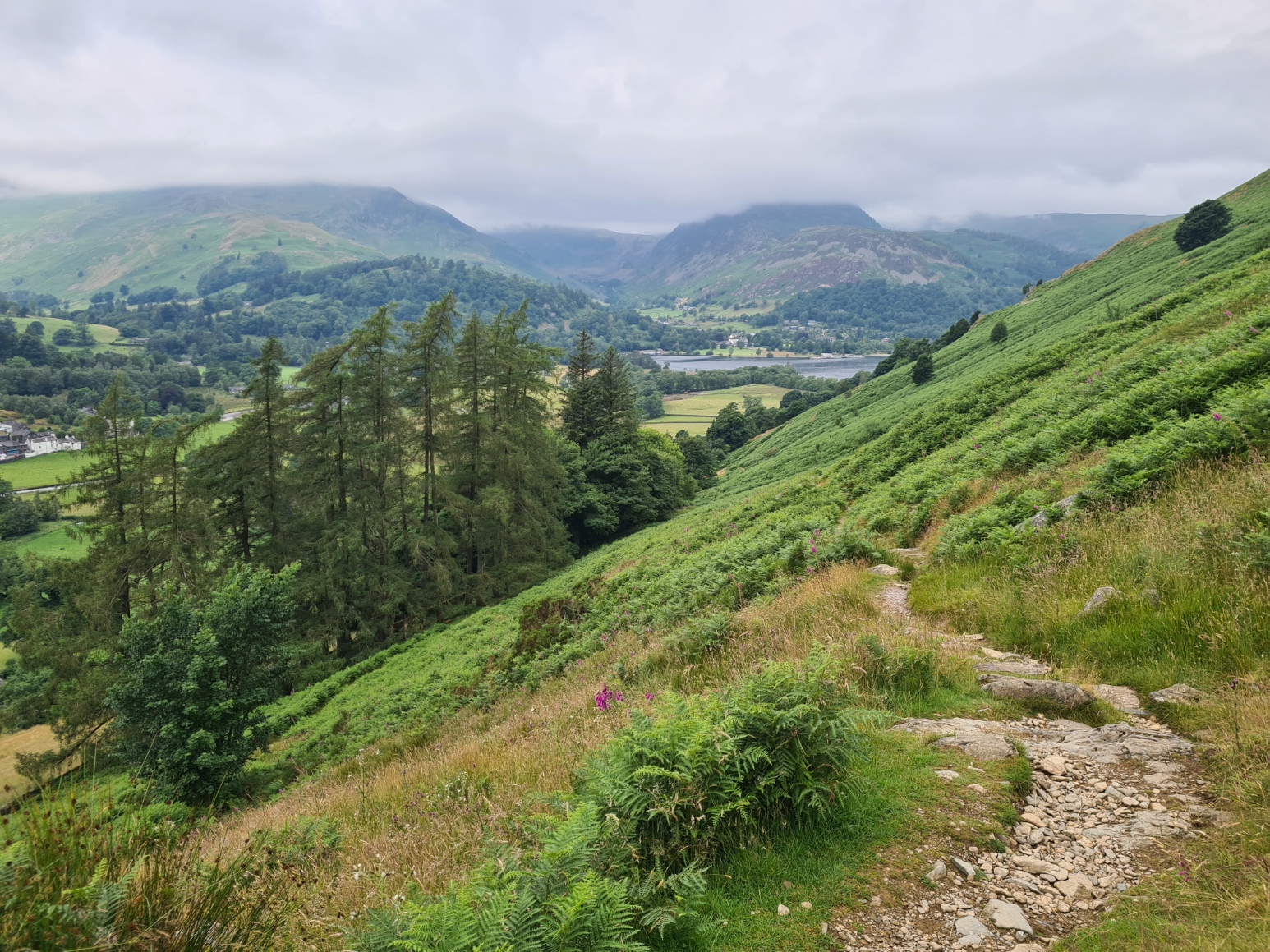 Leaving Patterdale behind