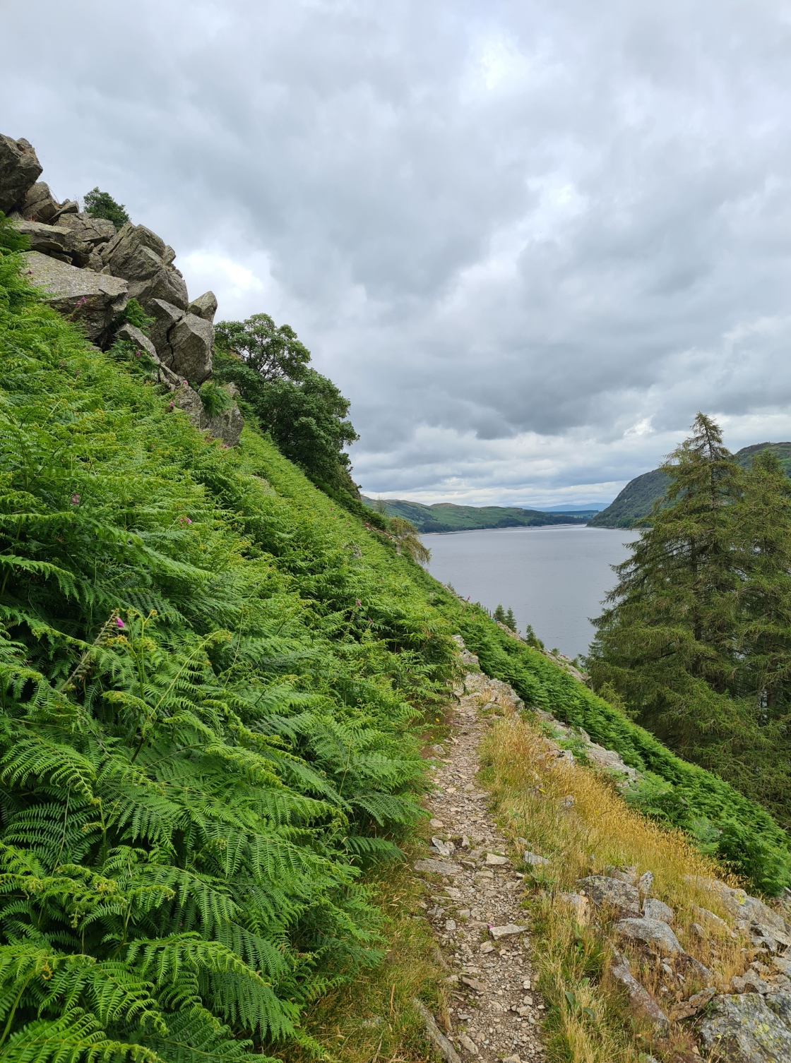 The long path beside Haweswater is always lovely, but by no means easy