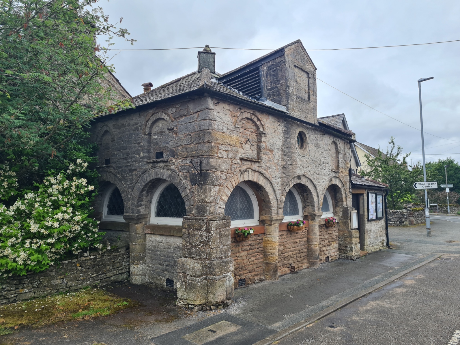 The Market Hall in Shap was built from stone taken from the nearby Shap Abbey