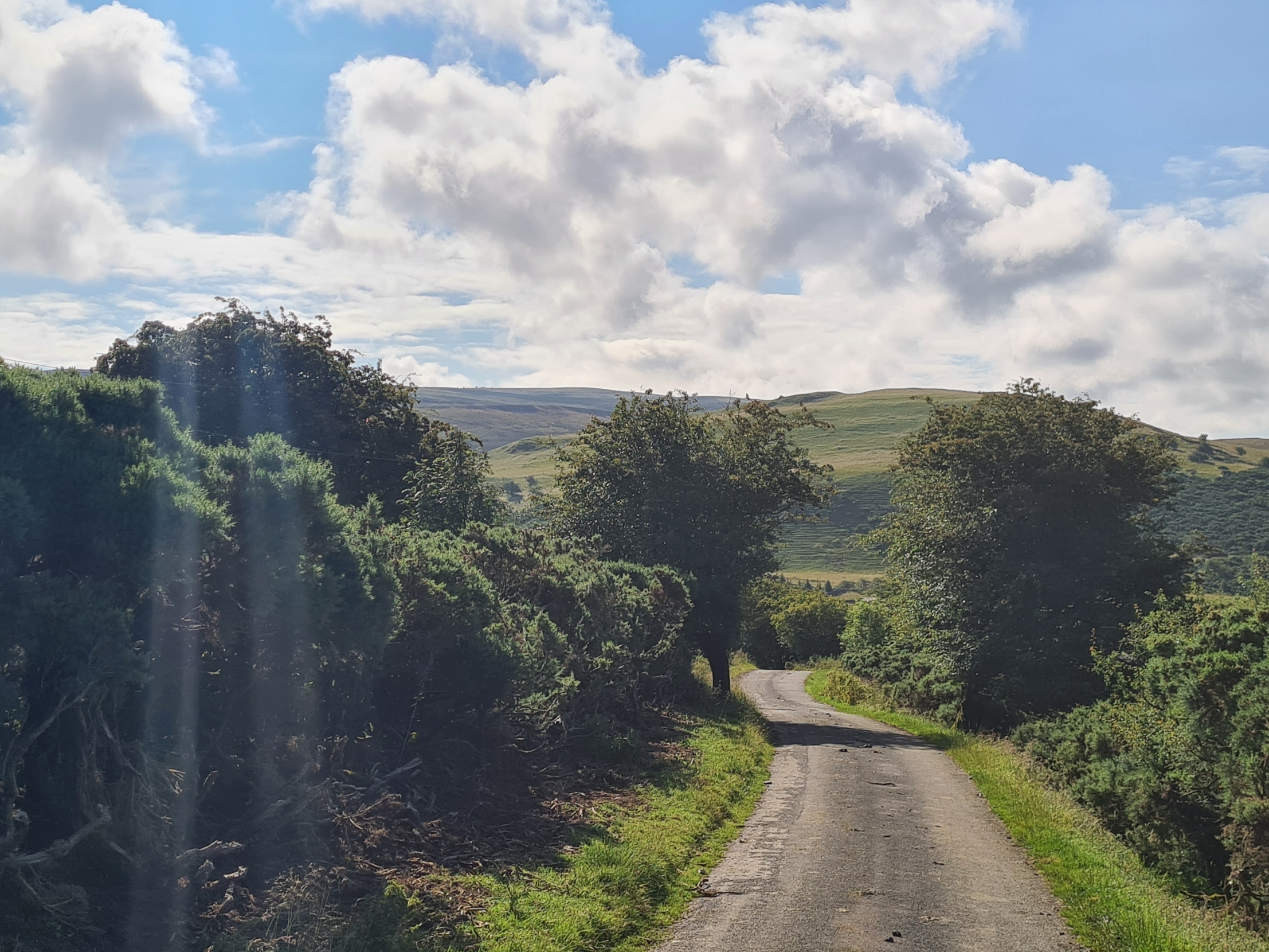 Beginning the steady climb up toward Nine Standards