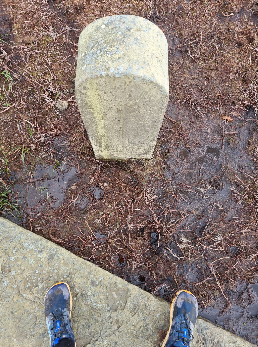 A foot in two counties