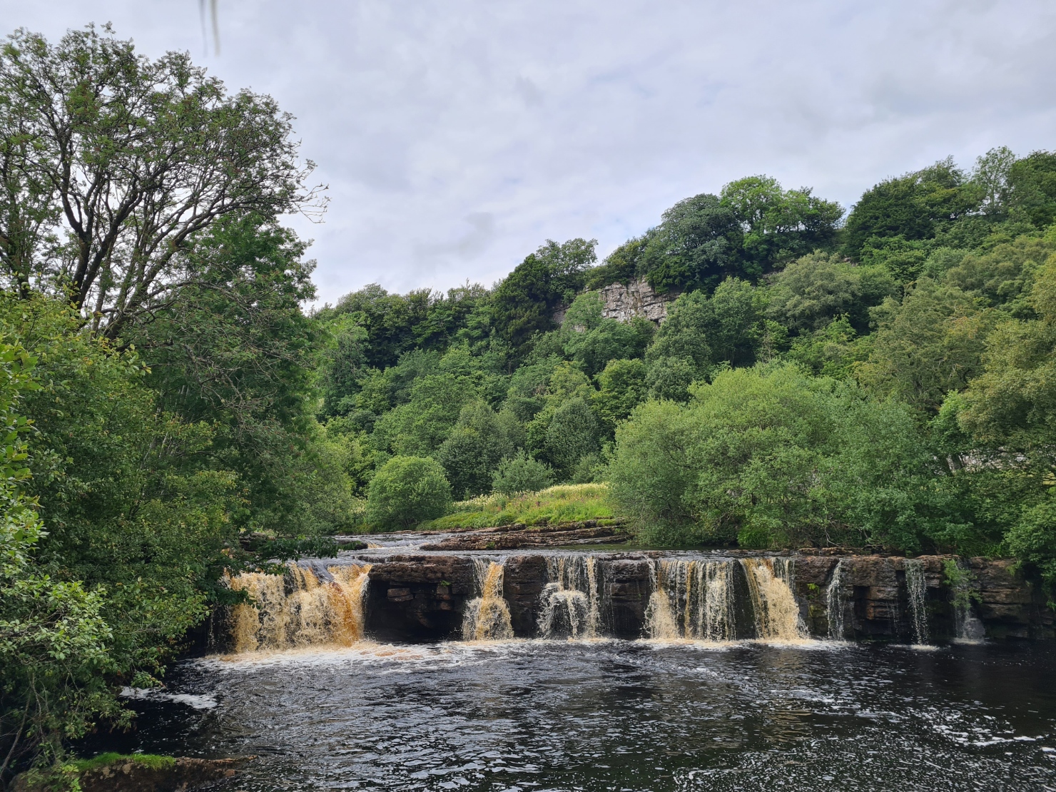 Waterfall, approaching Keld