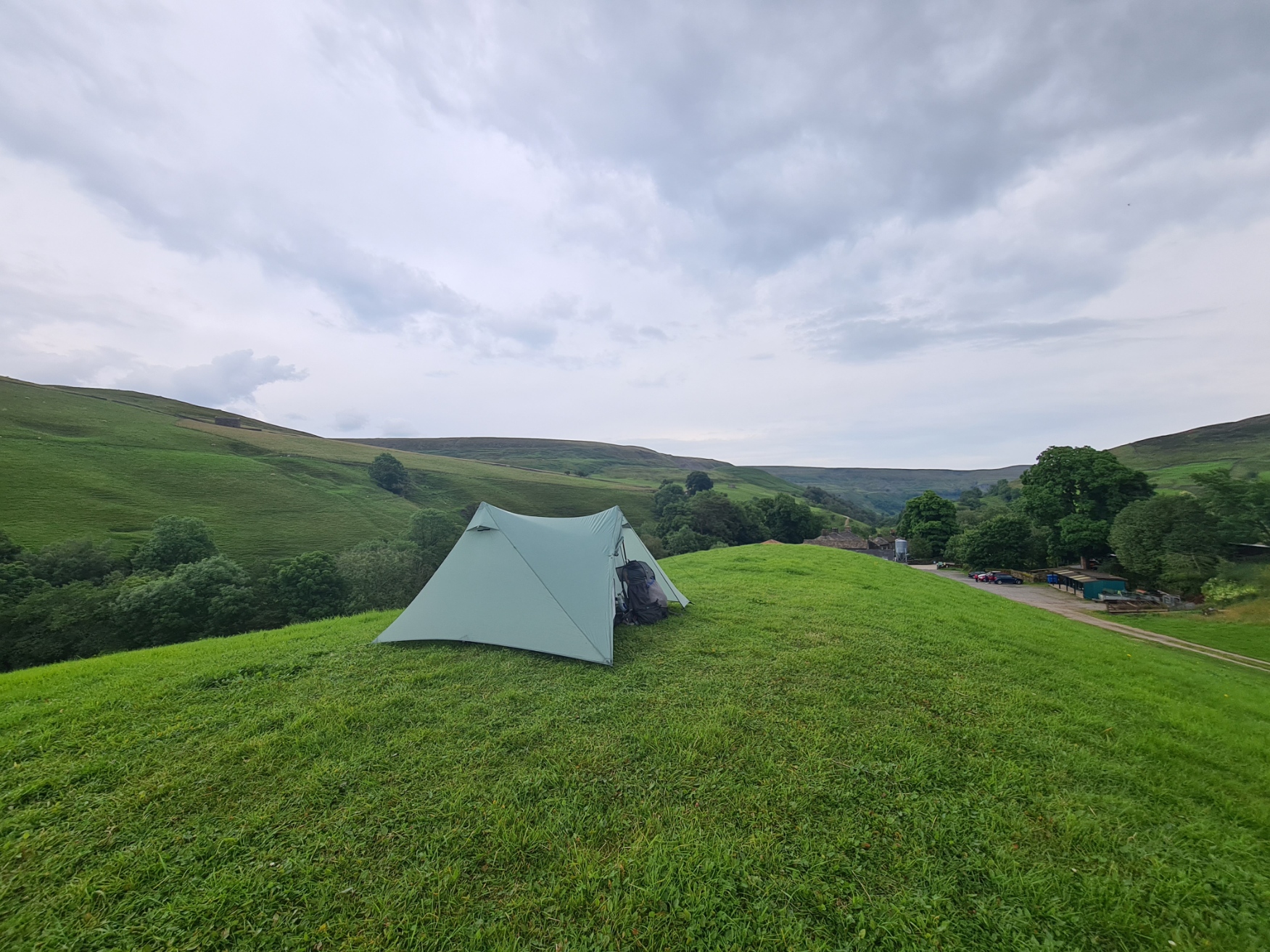 Pitch at Ruikin's Lodge Farm, Keld