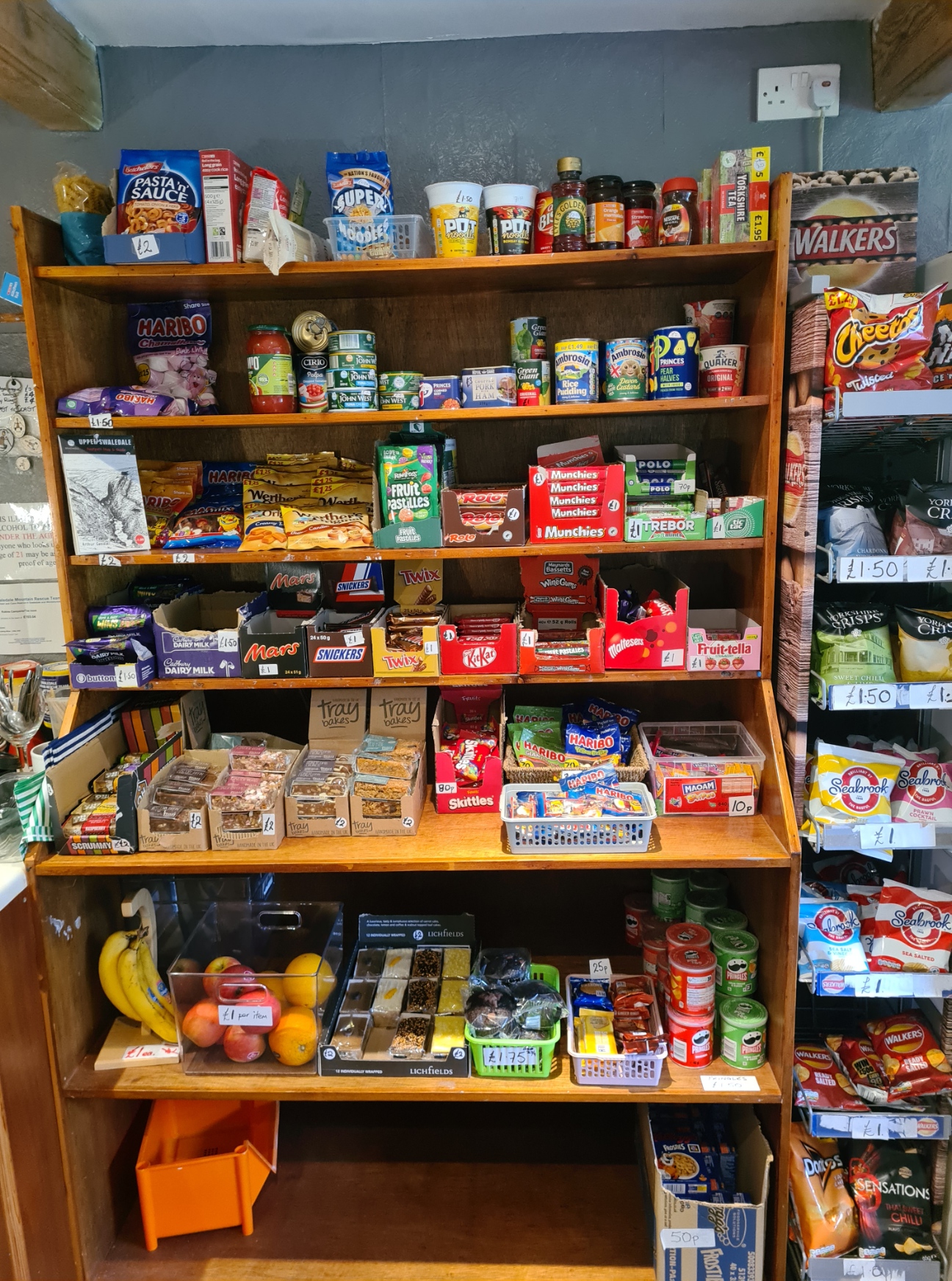 Basic supplies on sale at Ruikin's Park Lodge