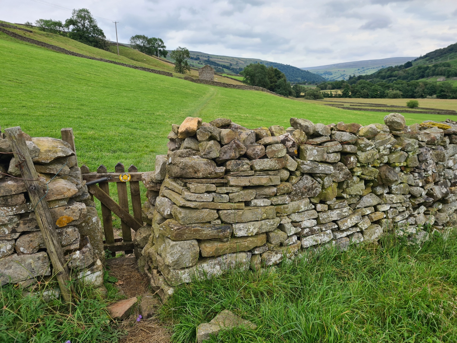 Gate in dry stone wall