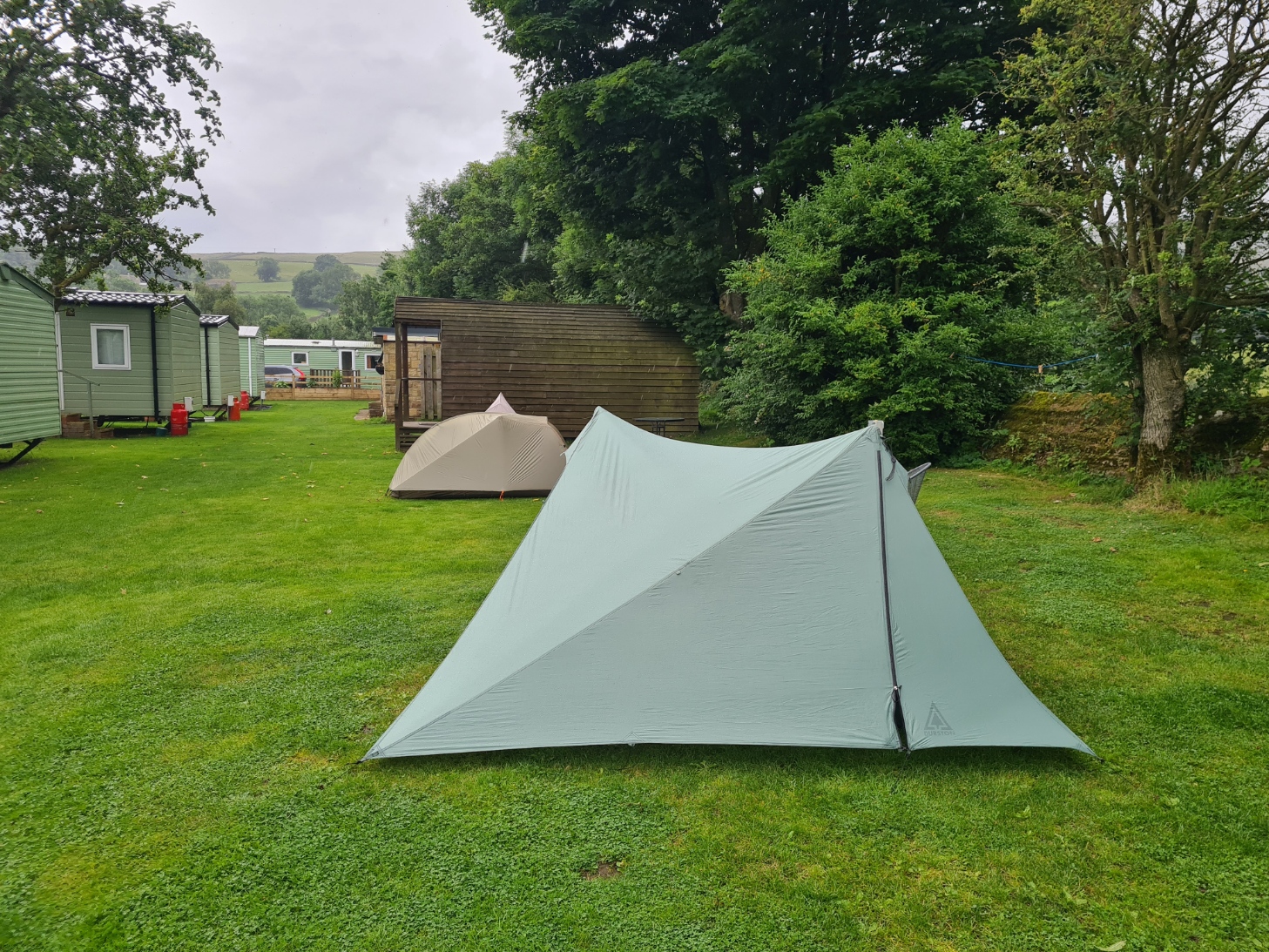 Pitch at the Orchard Caravan & Camping Site, Reeth