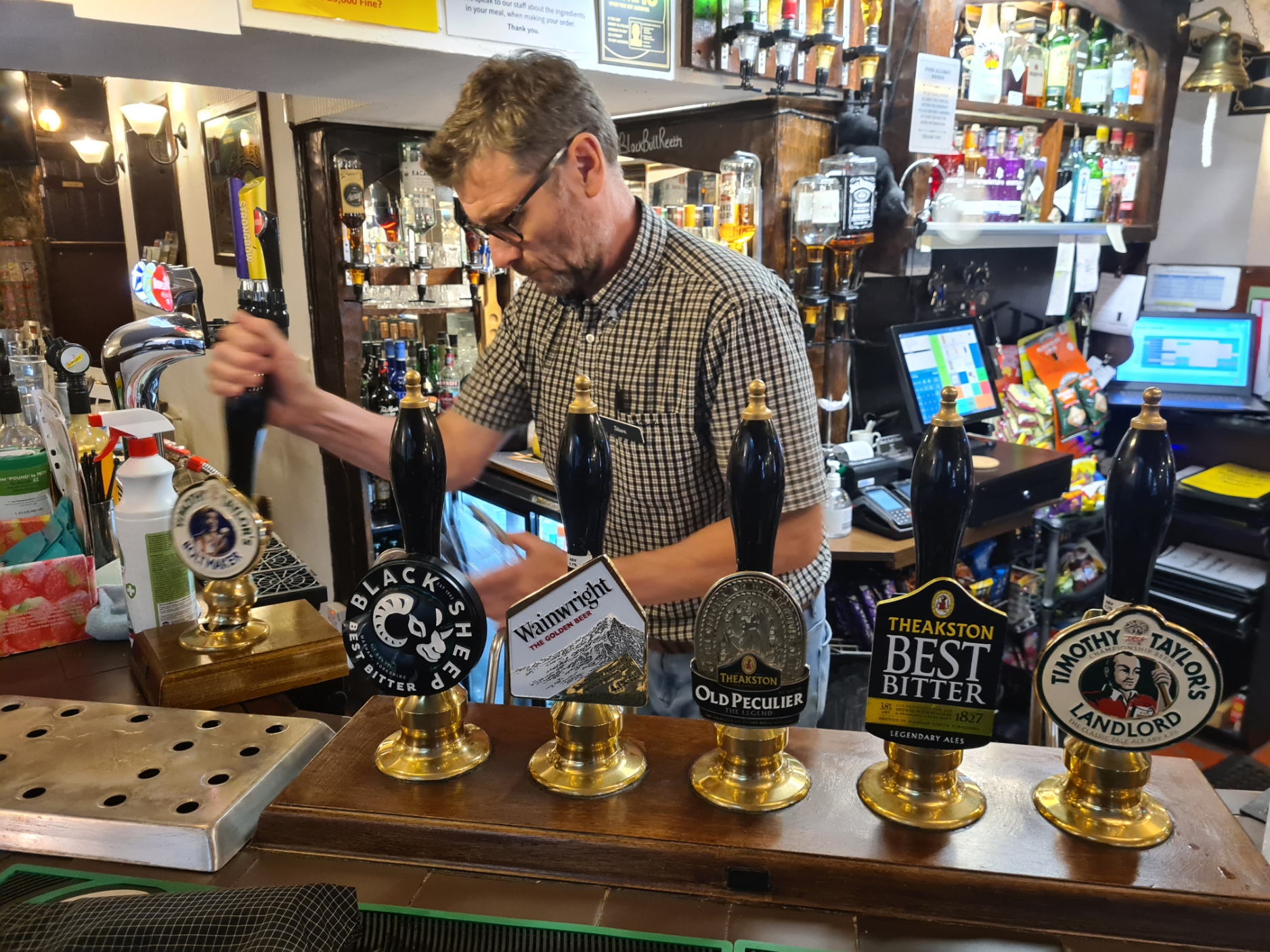 The Black Bull is THE place to go to for a decent pint in Reeth