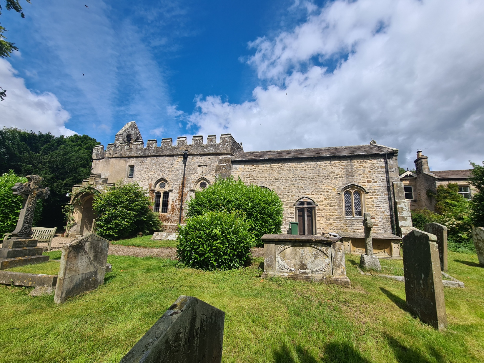 The church of St Edmund the Martyr promised cool shade and hopefully refreshment