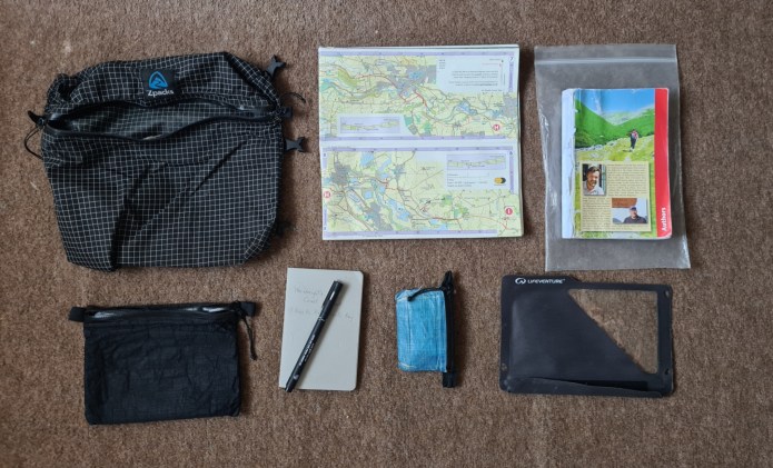 Contents of my chest pack