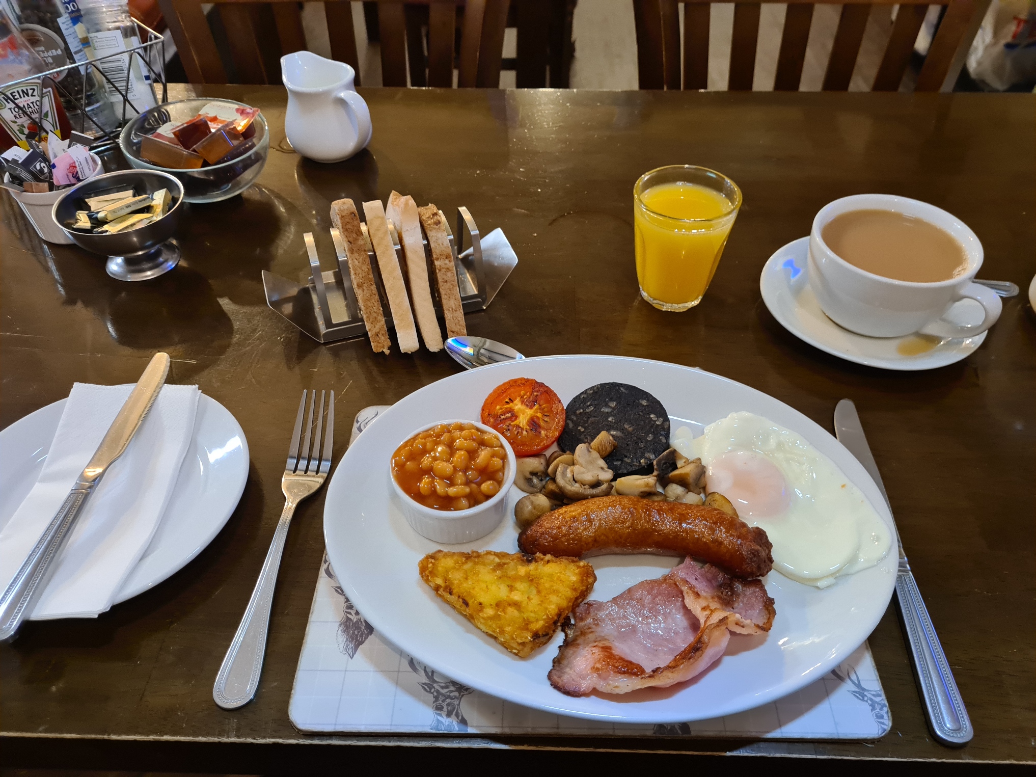 Full English at the Buck Inn