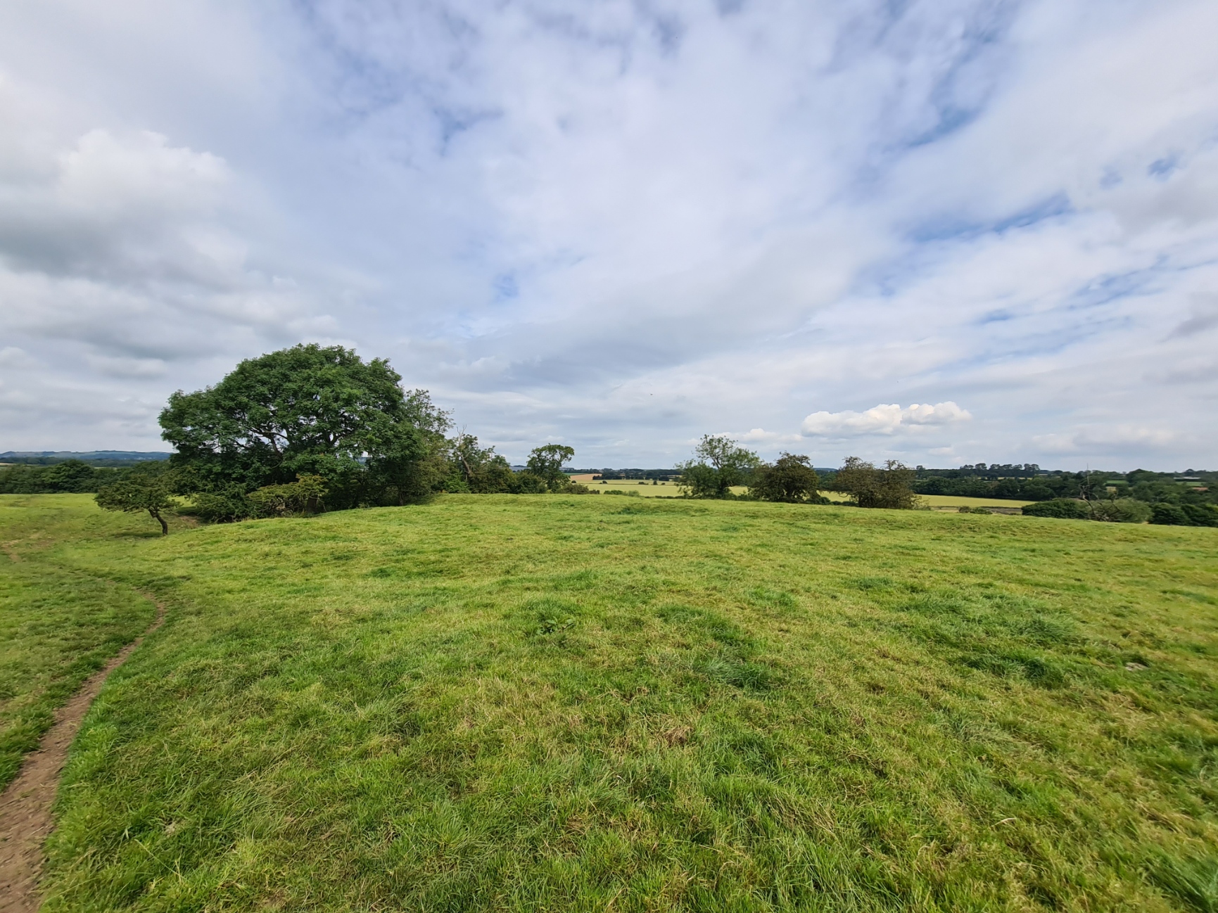 The farming lands of the Vale of Mowbray