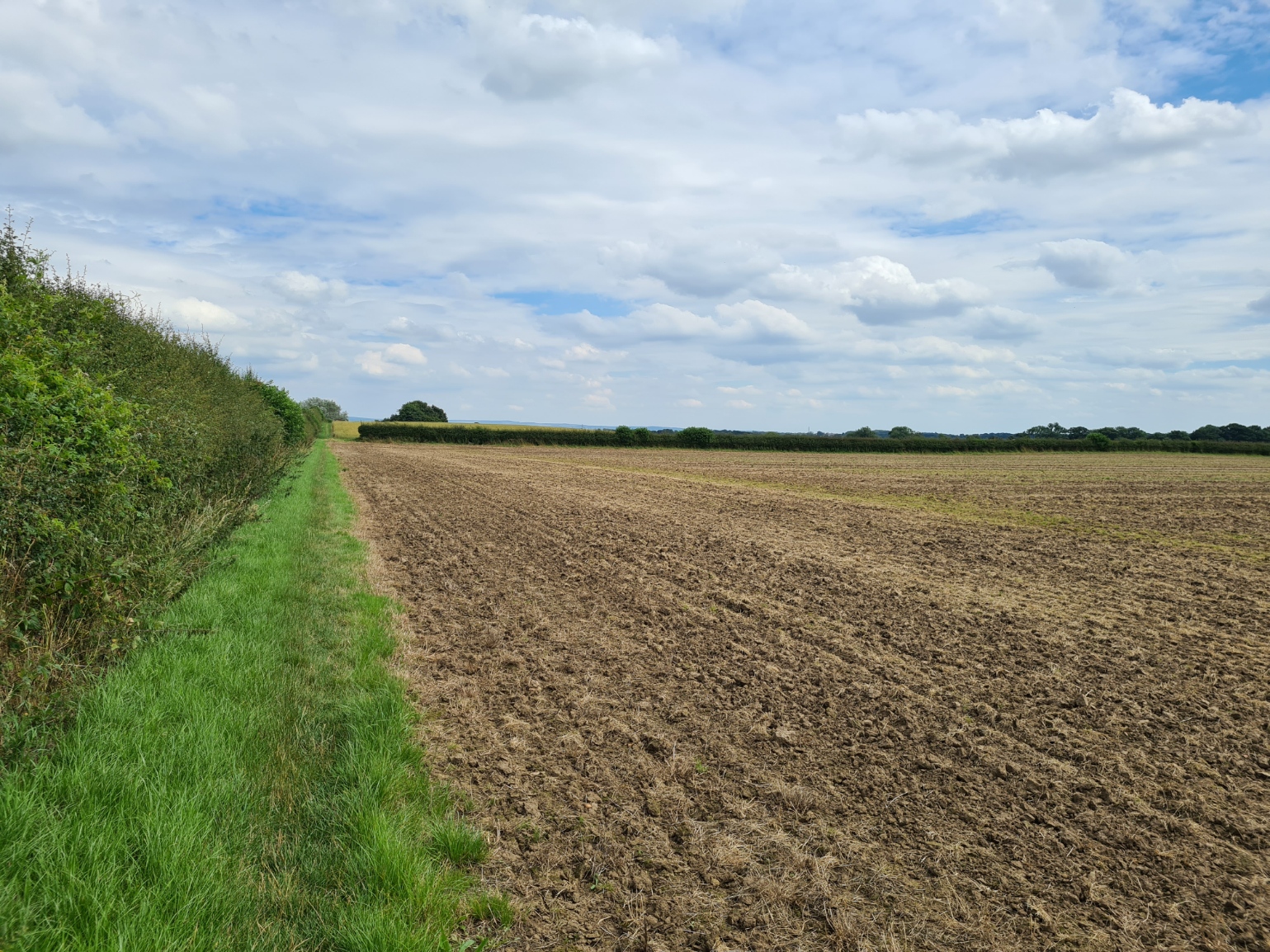 The farming lands of the Vale of Mowbray
