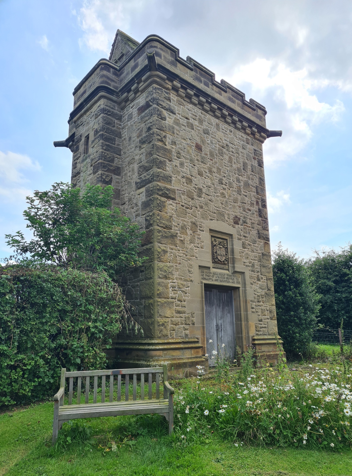 Water tower, built 1915, to provide water for the residents of Ingleby Arncliffe and Rounton. It still provides water for one farmstead and livestock today