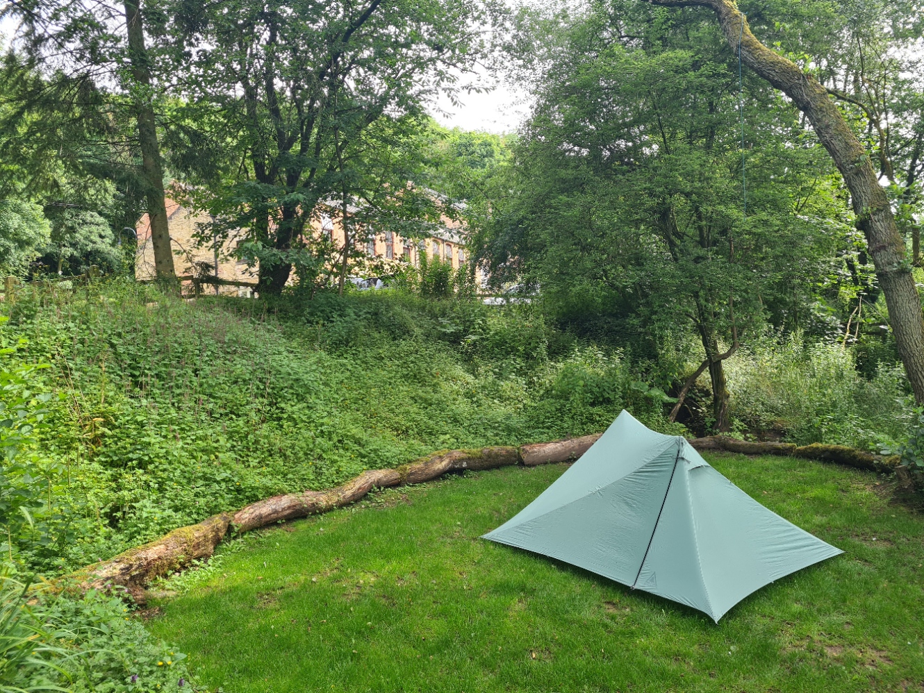 Pitched at Cote Ghyll Mill YHA
