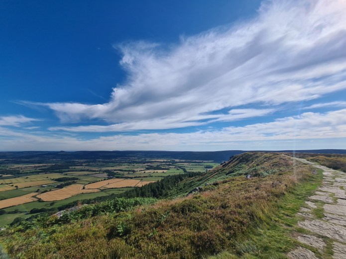 The North Sea in the distance