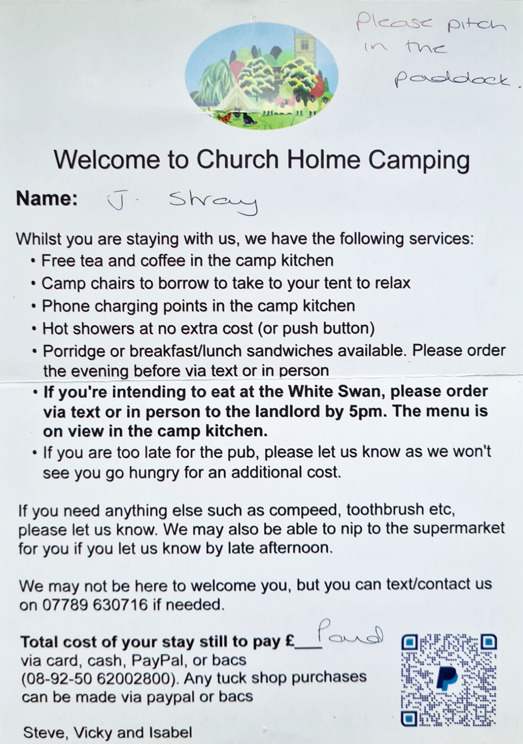 Church Holme Camping