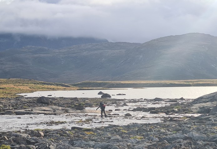 A river has to be forded soon after setting off on day six