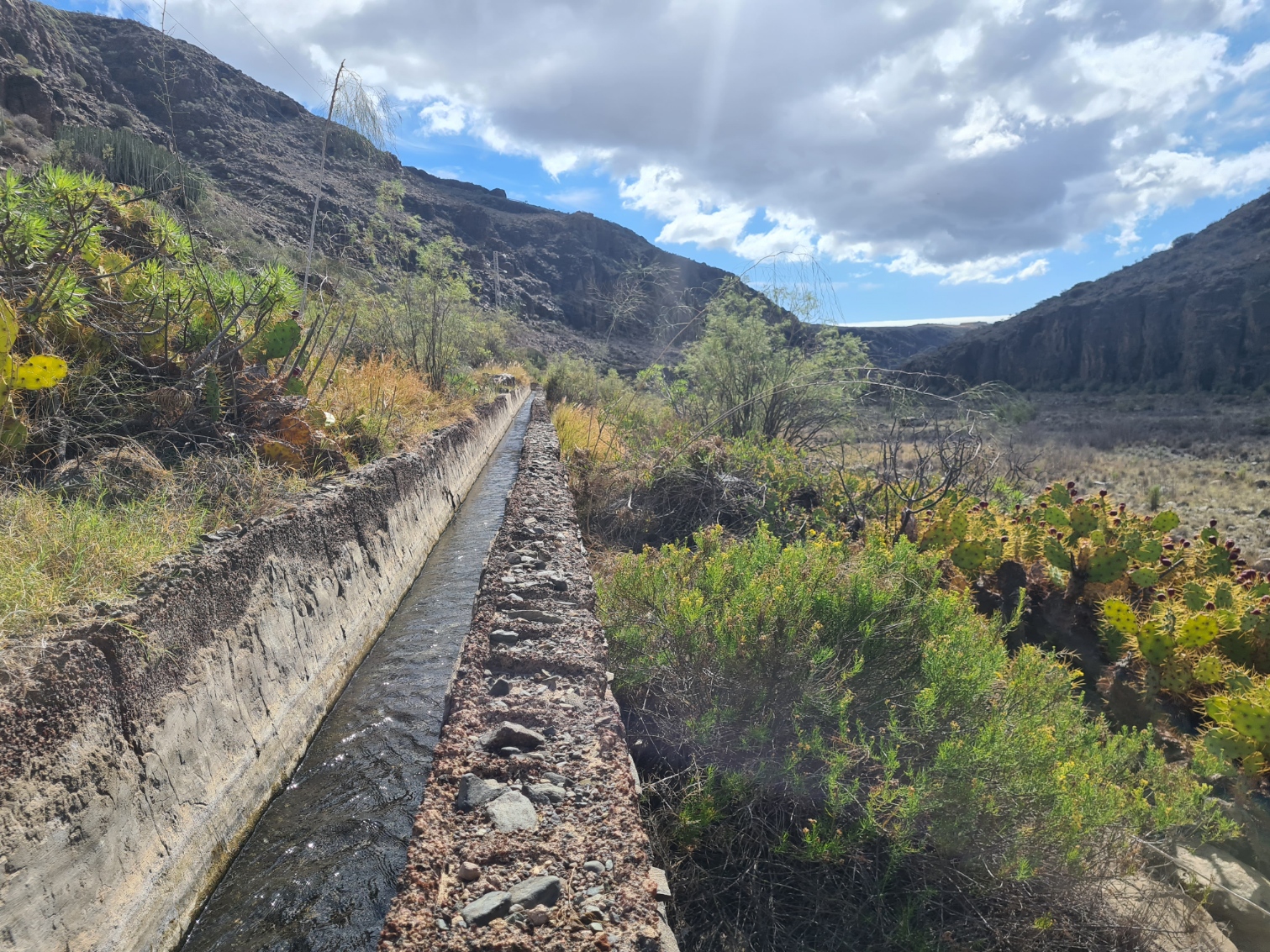 Almost equally as remarkable, following extensive renovation, the ancient aqueduct still occasionally carries water