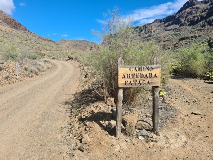 Day one on Camino. Note fading painted yellow arrow on left upright post