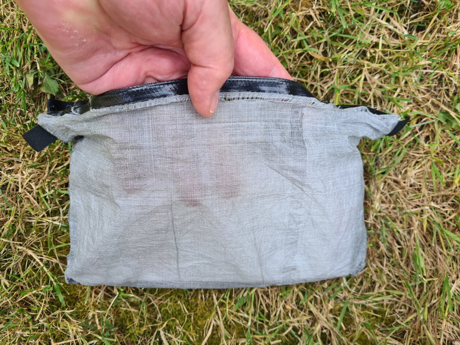 DCF pouch wore through below the waterproof zip