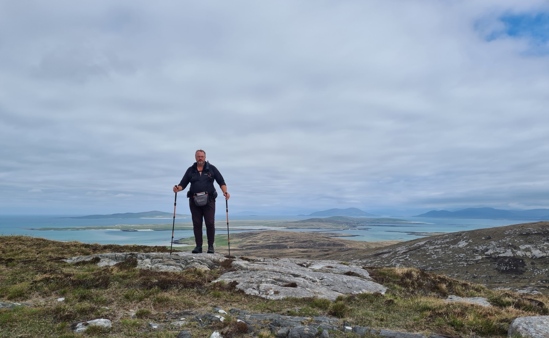 Three Points of the Compass on the Hebridean Way, May 2025. Multiple days on trail take their toll on clothing and gear.