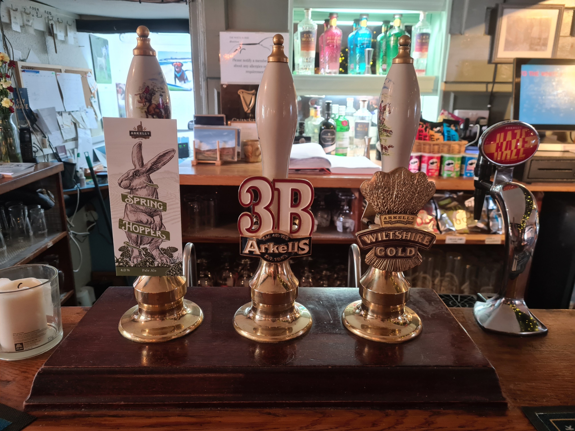 Good ale at the White Horse Inn