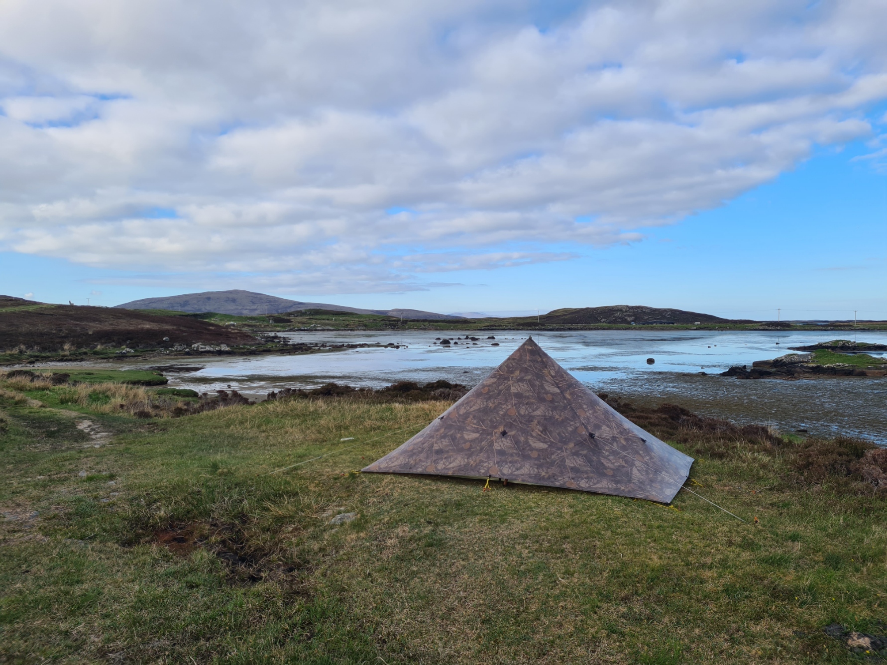 Wildcamp on Day Five. Aileodair, North Uist
