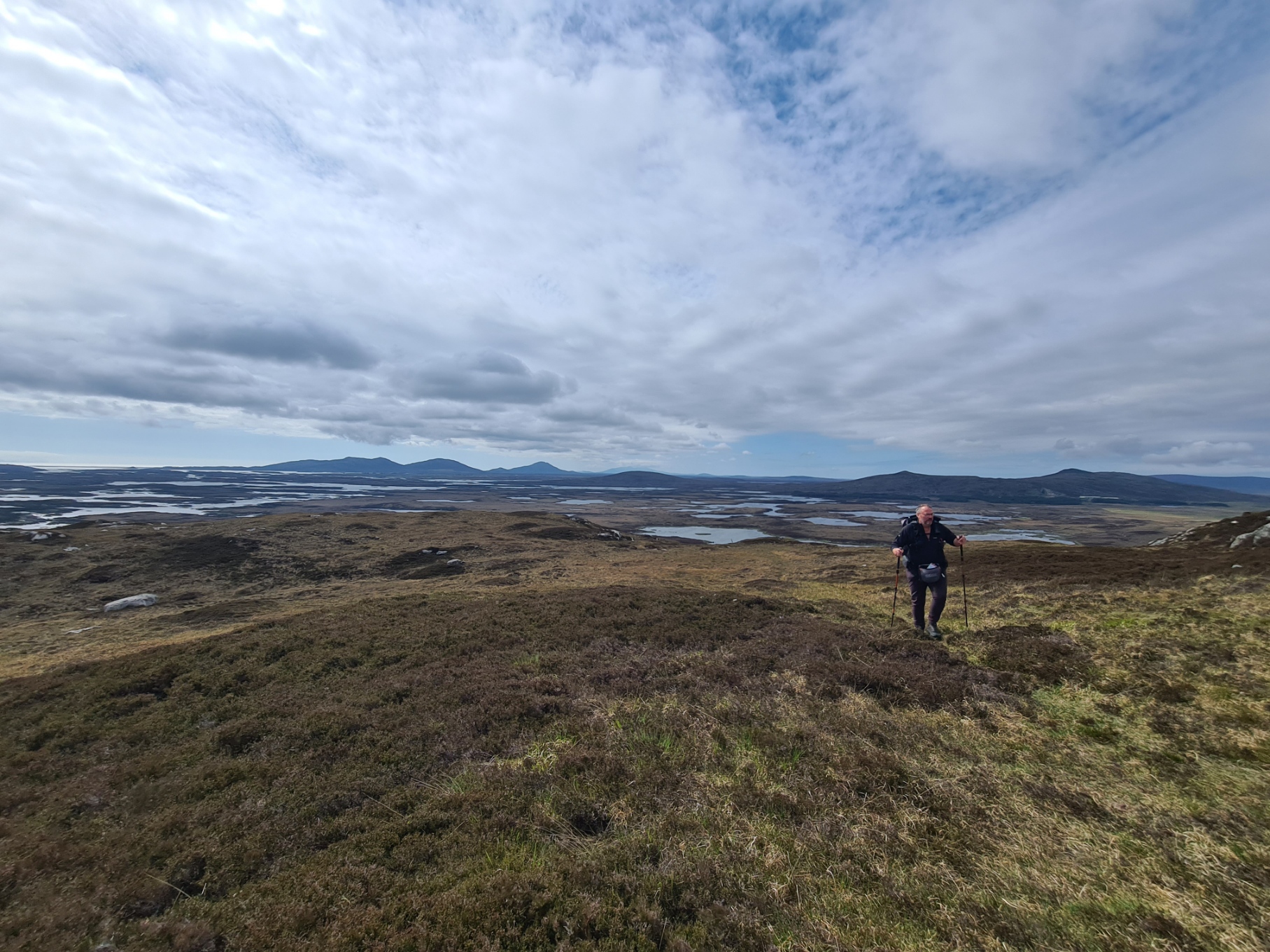 Ascending Beinn Mhor