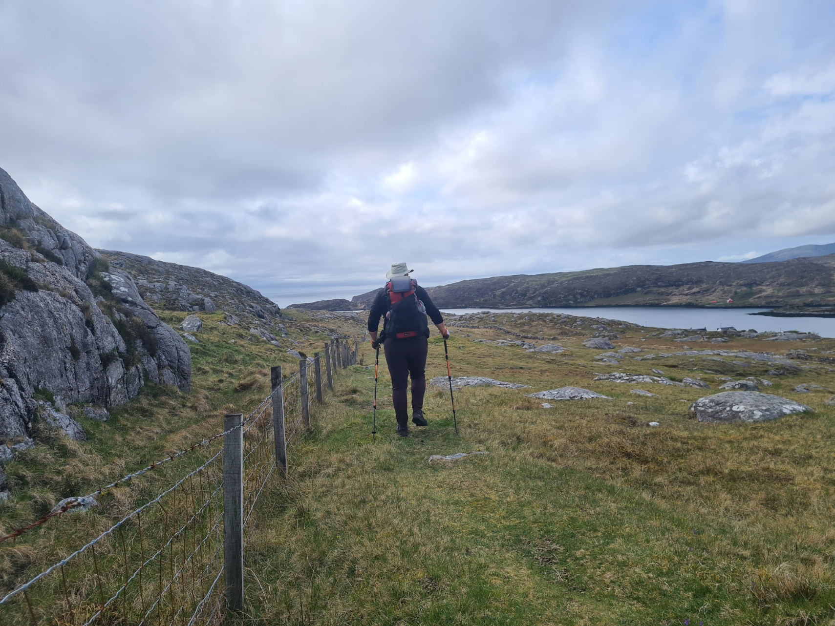 Following the 'Scholars' Path', the route once used by children of the families living in the Bays to get to school