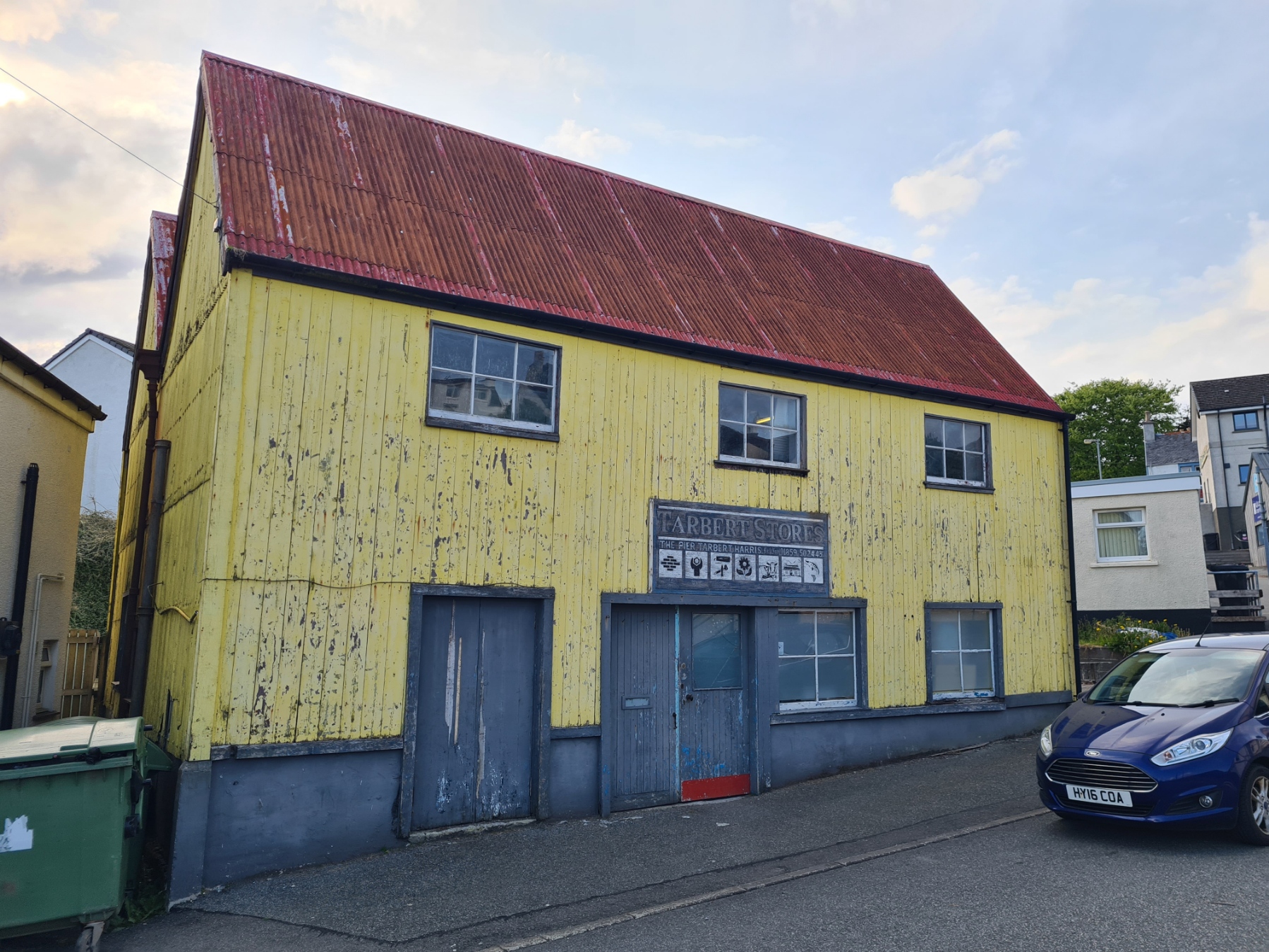 Supplying the needs of fishermen for over a hundred years, Tarbert Stores is now a Listed Building
